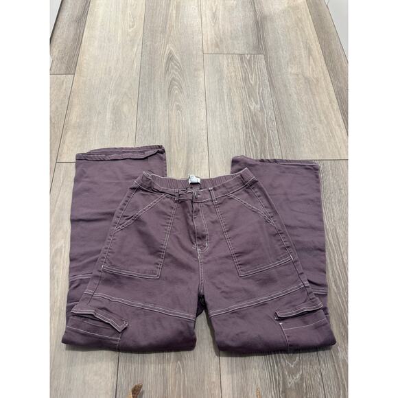 Forever 21 Plum Cargo Pants XL - Picture 6 of 7